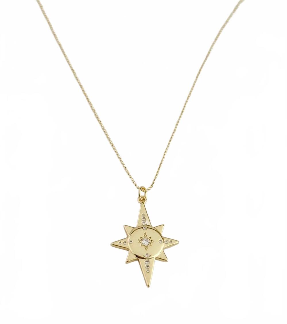 NEW TRAMPS+THIEVES women's ora necklace in gold